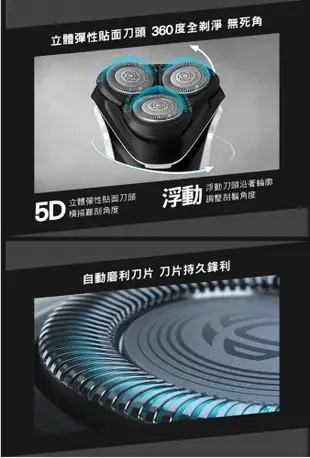 (贈毛孔3步驟乾淨鼻貼)【PHILIPS 飛利浦】5D三刀頭電動刮鬍刀 S3231 電鬍刀 (9.1折)