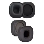 1 Pair Replacement Ear Pads for Headphone Soft Leather Ear Cushions Memory Foam