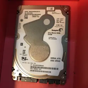 二手近全新Seagate 500g 筆電用硬碟5400轉 2.5吋SSHD 固態混合硬碟