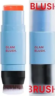 Cream Blush Stick | Cream Blush Stick Eyeshadow Makeup | Moisturizing Portable Long Wearing Makeup Instant Color Lipstick for Offices Daily Use