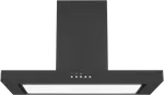 Omega 90cm Canopy Rangehood Matte Black