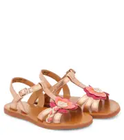 [Pom d'Api] Pom d'Api Plagette Alto leather sandals UK 12.5 multicoloured