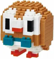 Kawada Nanoblock Pokemon Series Rowlet Micro-Sized Building Block Set USA Seller