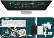 Mouse Pad Extended Large Gaming Desk Pad 31.5 x 11.8 Inch, XL Mousepad Topographic Mouse Pad with Anti-Slip Rubber Base for Philadelphia Home Office