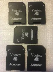 5 Pack Micro SD to SD HC SDHC Memory Card Adapter Readers - NEW