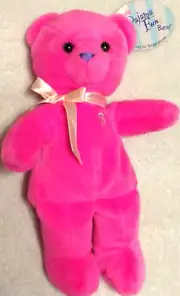 BARBIE PAJAMA FUN BEAR Hot Pink Bean Bag w/Tag Target Exclusive 2000