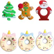 Christmas Santa Sensory Chew Necklace Autism ADHD Biting Oral Teething Chewy Toy