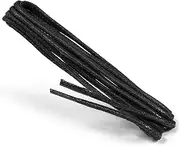 [Kaps] Waxed Round Thin Laces, 2 mm quality 100% cotton round shoe laces for casual and fashion footwear, made in Europe, 1 pair, many fancy colours and lengths