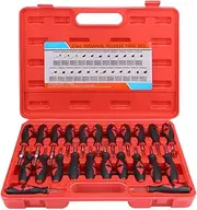 Terminal Removal Tool Kit, 23pcs Universal Automotive Pin Extractor Set with Storage Box, Release Tool for Connector Terminal Disassembly, Wire Harness Repairs