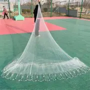 Fishing Cast Net Throw Net Nylon Fishing Supplies Portable Fishing Net Mesh for