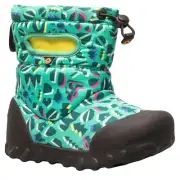 Bogs B Moc Snow- Adventure Kid's Winter Boots, Turquoise Multi, K4