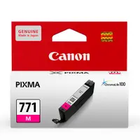 在飛比找陽信商店街優惠-Canon CLI-771 M 原廠紅色標準墨水匣 適用 M