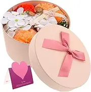 Ipetboom 1 Box Preserved Decoration Scented Soap Mother's Day Unique Wedding Xmas Ornaments Decorations Plant Boxes Party Soap Fake Soap Flowers Orange