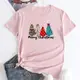 Christmas圣誕樹純棉女T恤 S-5XL Women T-shirt Ladies tshirt