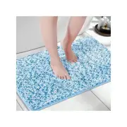 Bath Mats for Bathroom Non Slip, 28x17.5, Extra Soft Chenille Bathroom Rugs, ...