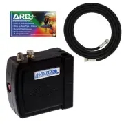 Master Airbrush MINI AIR COMPRESSOR KIT SET Hose Holder Hobby Cake Tattoo Nail