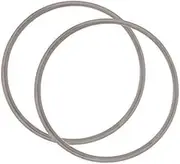 Scanpan Pressure Cooker Silicone Rings 2 Piece Set, 24 cm Diameter, Grey