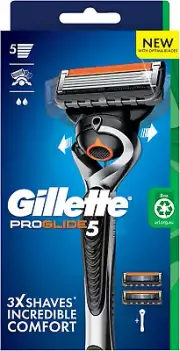 Fusion Proglide Razor Handle + 2 Blade Rf