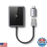 Moosieslife 2 in 1 Wireless CarPlay Adapter and Android Auto Wireless Adapter