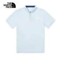 在飛比找momo購物網優惠-【The North Face 官方旗艦】北面男款藍色吸濕排