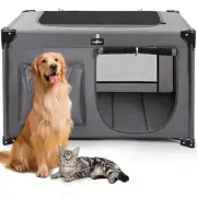 Dog Playpen, Oxford Fabric Dog Crate, Collapsible Portable Dog Crate for Dogs...
