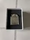 Colibri arabesque carving Silver Antique Flint Oil Lighter