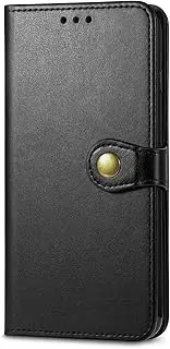 YukeTop Case for Nokia C31, PU Leather Flip Folio Wallet Cover, with Card Slots, Case Cover for Nokia C31.(Black)