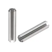 M4x30mm 304 Stainless Steel Split Spring Roll Dowel Pins Plain Finish 20Pcs