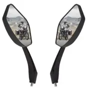 Oxford Motorcycle Mirror Trapezium Bundle Motorbike Scooter Universal Mirror