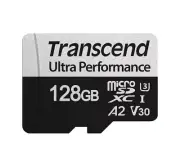 128GB Transcend 340S microSD UHS-I U3 A2 Ultra Performance Memory Card w/Adapter