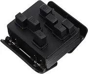 SUPVOX Ukulele Chord Practice Aid for Beginners - Black Plastic Ukulele Learning System with Seven Chords, Ideal for Quick Progression and Correcting Playing Gestures