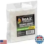 Duck Max Double-Sided Gel Tape with Nano-Grab Technology, Clear, Multi-Purpos