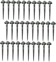 Yardwe Stable Horseshoe Nails 50pcs Nails Iron Horseshoe Fixing Nails for Grooming Tools Accessories