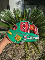 Wilson a2000 1786 Limited Custom Mexico Flag Relace