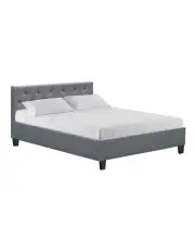 [Artiss] Vanke Double Bed Frame in Grey