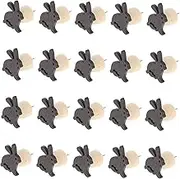HOUDERCO 20pcs Cute Animal Rabbit Push Pins for Bulletin Board Decorative Thumb Tacks for Wall Hanging Office Supplies for Home School Office Use