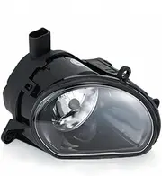 Car Fog Light Assembly Compatible with Q7 2006 2007 2008 2009 Car Left Right Front Bumper Fog Light Driving Fog Lamp with Halogen Bulb Car-Styling 8P0941699A 8P0941700(1 Pair)