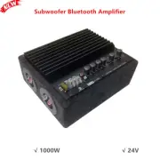 24V Subwoofer Bluetooth Amplifier 1000W for 10" Dual Magnetic Speaker AP-480B