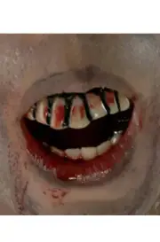 The Walking Dead Zombie Decay Bloody Teeth Adult Costume Accessory