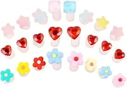 DOITOOL 24 Pcs Manicure Finger Splitter Big Toe Separator Nail Polish Toe Spacers Silicone Toe Spacers Heart Toe Separators Silicone Toe Separators Shims Pedicure Nail Supplies Silica Gel