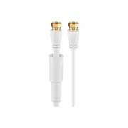 Goobay Flat Antenna Cable (80 dB) Weather Protect (F) 10M