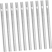 VICASKY 10pcs DIY Wind Chime Tubes 4.3mm Diameter 80mm Length Sturdy Aluminum Outdoor Decor Pre-drilled for Easy Assembly