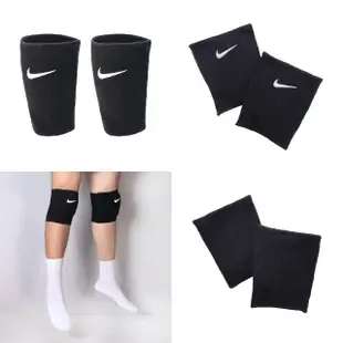【NIKE 耐吉】護膝 Essential Knee Pads 男女款 黑 排球 護具 運動 防撞 刷毛(NVP06-001)