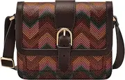[FOSSIL] Women's Brown Leather Zoey Crossbody Bag