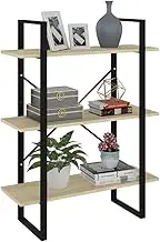 Book Cabinet Sonoma Oak 80x30x105 cm Engineered Wood,Bookcases & Standing Shelves 11.66KG-806530