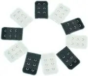 [WRITWAA] 10pcs 2 Hook Bra Extender Strap Extender 2 Hook 2 Hook Extender Bra Extension Strap 2 Hook Bra Extension Bra Extender 2 Hook