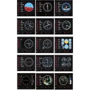 Logitech G PRO Flight Simulator Aircraft Instrument Panel