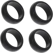[Holibanna] 4pcs Sports Ring Rings for Man Boho Wall Decor Silicone Ring Men Running Rings Wedding Ring Hand Exercises Thumb Splint Brace Support Protector Extruder Fitness Grabbing