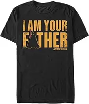 [STAR WARS] Men's Officially Licensed Tees for Dad, Number One Dad, 4X-Large