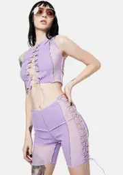 [Kiki Riki] Take A Beat Bike Shorts Set